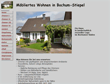 Tablet Screenshot of moebliertes-wohnen.info